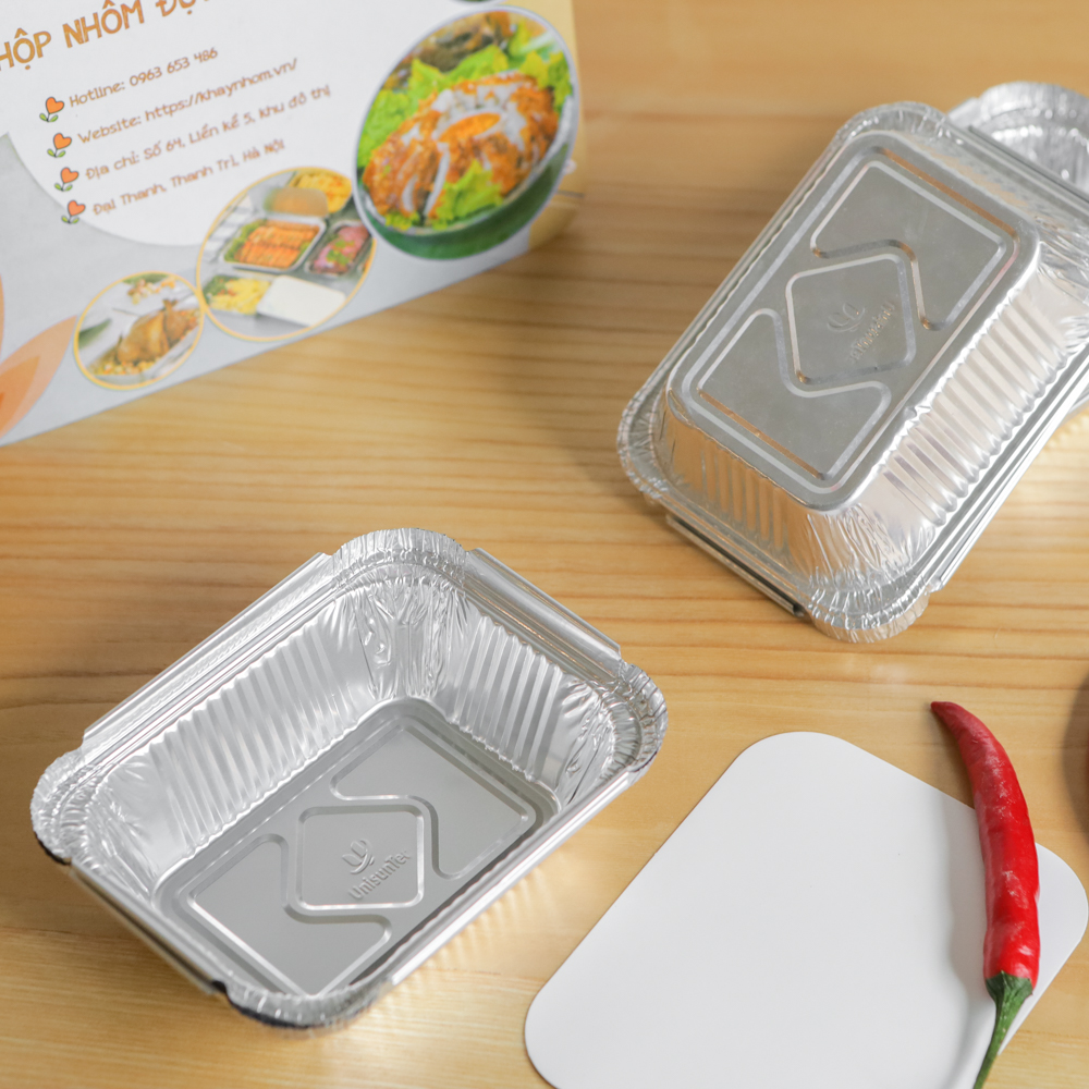 230ml Aluminum Food Containers with Lid 